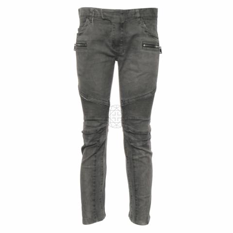 Balmain biker best sale jeans grey